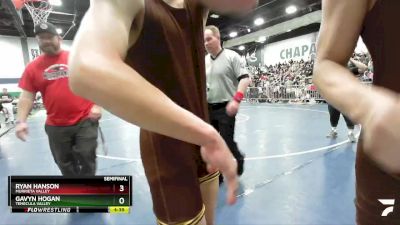 165 lbs Semifinal - Ryan Hanson, Murrieta Valley vs Gavyn Hogan, Temecula Valley