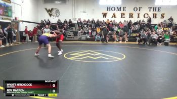 30 lbs Round 1 - Wyatt Hitchcock, Oelwein vs Roy Barron, New Hampton/Turkey Valley