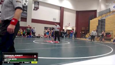 55-59 lbs Round 5 - Emmanuel Dorsett, North Hardin WC vs Leyton Boyd, Delta WC