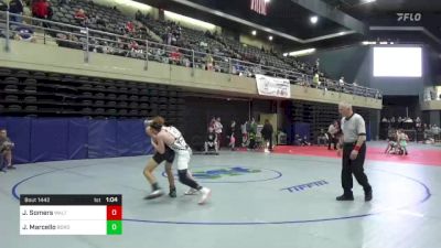 120 lbs Semifinal - Justin Somers, Walton, PA vs Justin Marcello, Bordentown, NJ