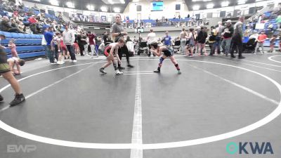 55-58 lbs Consi Of 4 - Kash Knapski, Kingfisher YellowJackets vs Vincent Schovanec, Cowboy Wrestling Club
