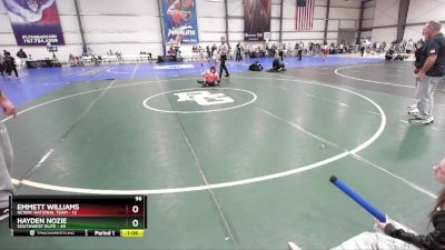 96 lbs Rd# 10- 4:00pm Saturday Final Pool - Hayden Nozie, SouthWest Elite vs Emmett Williams, NCWAY National Team