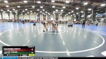 105 lbs Rd# 9- 2:15pm Saturday Final Pool - Martez Sheard, POWA vs ALEJANDRO VARGAS, West Coast Riders