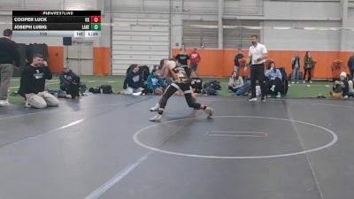 110 lbs Round 1 (10 Team) - Cooper Luck, Kardiac Kidz vs Joseph Lubig, Lake WC