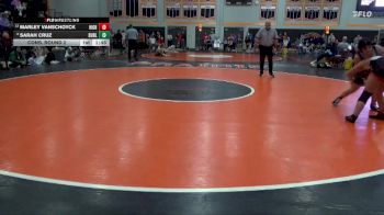130 lbs Cons. Round 2 - Sarah Cruz, Burlington vs Marley VanSchoyck, Highland, Riverside