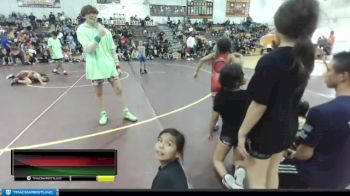 59 lbs Cons. Round 1 - Brewyn Taylor, Steelclaw Wrestling Club vs Delela Cavasos, Toppenish USA Wrestling Club