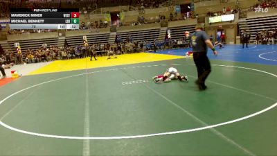 70 lbs Placement (4 Team) - Maverick Miner, Westfield vs Michael Bennett, LSH (LeSueur/Henderson)