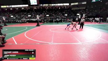 90 lbs Cons. Round 1 - Jaxen Moody, BKW1 vs Zachary Harris, PWCA