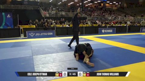 John Thomas Williams vs Cole Joseph Ottman 2025 Pan Kids Jiu-Jitsu IBJJF Championship