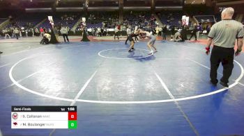 157 lbs Semifinal - Sean Callanan, Wakefield vs Michael Boulanger, Milford [MA]