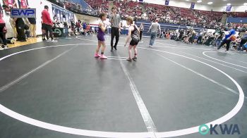 70 lbs Consi Of 8 #2 - Walter Lusk, Darko Valley Wolf Pack vs Boone Jolley-Rowe, Chickasha Youth Wrestling