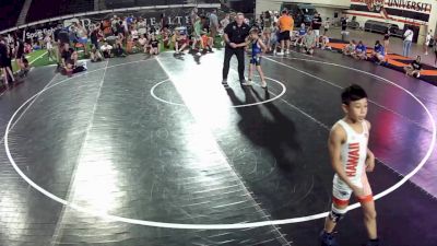 58-63 lbs 1st Place Match - Micah Thai, Hawaii vs Jag Obrien, Utah