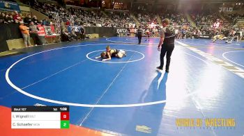 101 lbs Round Of 16 - Isaac Wignall, Sebolt Wrestling Academy vs Caleb Schaefer, Maurer Coughlin Wrestling Club