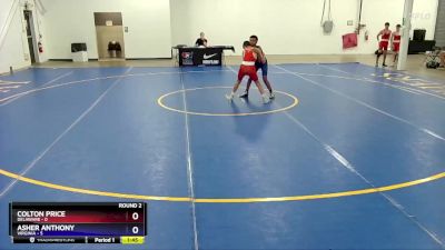 110 lbs Round 2 (8 Team) - Colton Price, Delaware vs Asher Anthony, Virginia