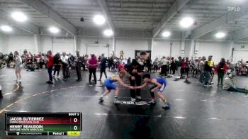 100 lbs Round 1 - Henry Beaudoin, Eastside Youth Wrestling vs Jacob Gutierrez, Cobra Wrestling Club