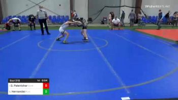 95 lbs Consolation - Dylan Palentchar, Olympic vs Isaias Hernandez, Plainfield