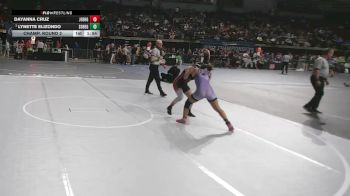 G 120 lbs Champ. Round 2 - Lynette Elizondo, South Beauregard Girls vs Dayanna Cruz, John Ehret Girls