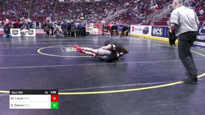 189 lbs Quarterfinal - Magnus Lloyd, General McLane vs Garrett Garcia ...