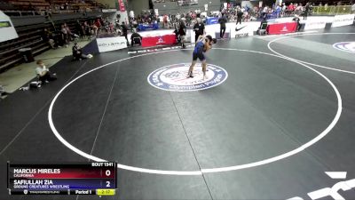 65 lbs 7th Place Match - Marcus Mireles, California vs Safiullah Zia, Ground Creatures Wrestling