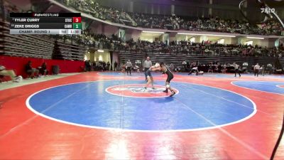 106-4A Champ. Round 1 - Tyler Curry, Stockbridge vs Zeke Driggs, Cambridge