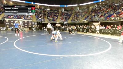 96 lbs Consy 3 - Johnny Hunter, Central Bucks vs Caleb Kodman, Plum