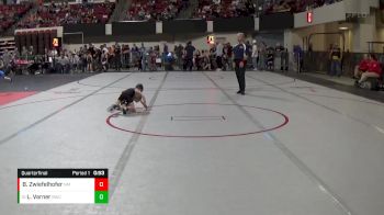 37 lbs Quarterfinal - Lex Varner, Baker Wrestling Club vs Briggs Zwiefelhofer, Northern Montana