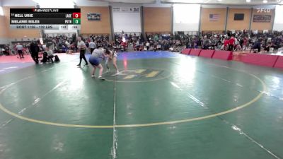 132 lbs Consi Of 8 #1 - Nell Urie, Lake Region vs Melanie Miles, Putnam