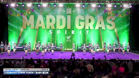 Louisiana Cheer Force - Baby Blue [2026 L1 Mini - Medium Day 2] 2026 Mardi Gras Grand Nationals