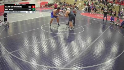 285 lbs Cons. Round 3 - Isaiah Monterrozo, Rogers vs Eric Park, Tahoma