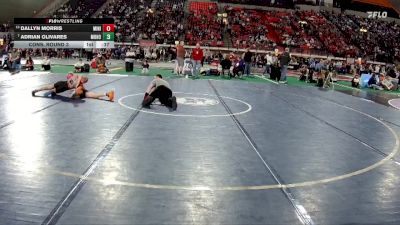 5A 98 lbs Cons. Round 3 - Adrian Olivares, Mountain Home vs Dallyn Morris, Minico