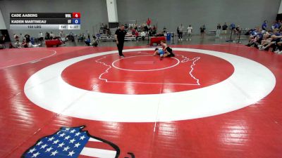 150 lbs Cade Aaberg, Wisconsin Blue vs Kaden Martineau, Team Utah
