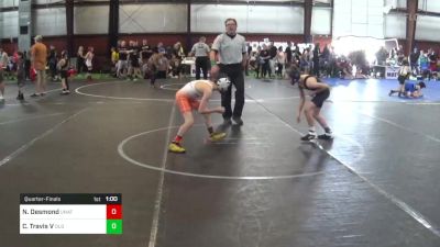 70 lbs Quarterfinal - Noah Desmond, Unattached vs Charles Travis V, Old Bridge