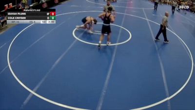 150 lbs Finals (8 Team) - Izayah Plunk, North Platte vs Cole Critser, Elkhorn South