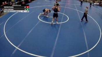 150 lbs Finals (8 Team) - Izayah Plunk, North Platte vs Cole Critser, Elkhorn South
