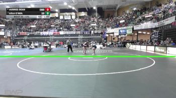 170 lbs Champ. Round 1 - Lola O`Neil, Sabetha HS vs Aubree Dean, Cimarron HS