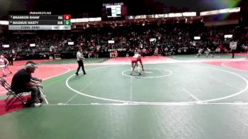 140 lbs Cons. Semi - Brandon Shaw, Unattached vs Magnus Hasty, BOM2