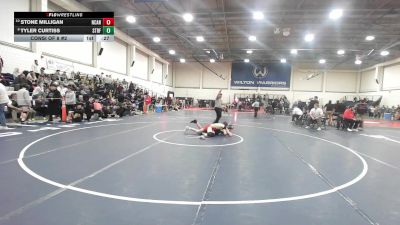 132 lbs Consi Of 8 #2 - Stone Milligan, New Canaan vs Tyler Curtiss, Stratford