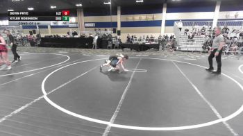 78 lbs Consi Of 8 #1 - Devin Frye, Eastern Oregon Elite vs Kyler Robinson, Shootbox WC