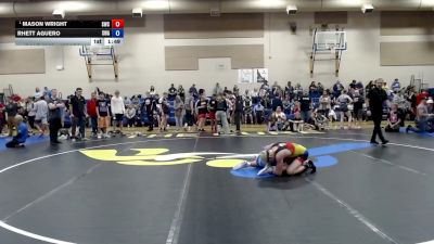 138 lbs Champ. Rd Of 16 - Mason Wright, Suples Wrestling Club vs Rhett Aguero, Sublime Wrestling Academy