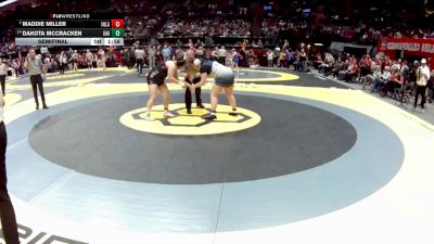 G-235 lbs Semifinal - Maddie Miller, G-Indian Lake vs Dakota McCracken, G-United