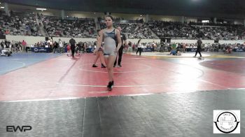 100 lbs Consi Of 4 - Lyla Perry, Shawnee Wrestling vs Tori Schaffer, Pryor Tigers Wrestling