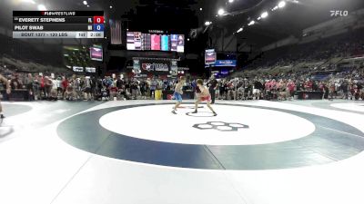 120 lbs Cons. Sub-rd Of 32 - Everett Stephens, FL vs Pilot Swab, MI