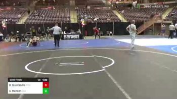 132 lbs Semifinal - Q'Veli Quintanilla, Spokane vs Aidan Hansen, Simi Valley Vandals