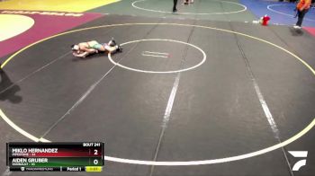 110 lbs Quarterfinal - Miklo Hernandez, Pipestone vs Aiden Gruber, Faribault