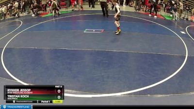 58 lbs Cons. Round 4 - Tristan Koch, Wolfpack vs Rykker Jessop, Ryse Wrestling Academy