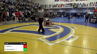 189 lbs R-32 - Jakob Gilfoil, Bishop McDevitt vs Brayden McCloskey, Reynolds