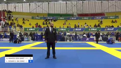 UBIRATÃ RAMOS DOS SANTOS vs LEONARDO CESAR E. DA CONCEIÇÃO 2023 Brasileiro Jiu-Jitsu IBJJF