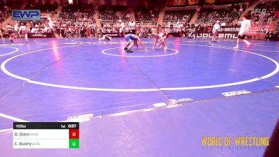 110 lbs Quarterfinal - Bryce Siem, Minnesota Elite vs Elijah Bushy, Beast Mode Wrestling