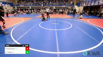 66 lbs Consolation - Ryker Bradshaw, Dark Cloud Wrestling Club vs Chris Tsosie, Claremore Wrestling Club