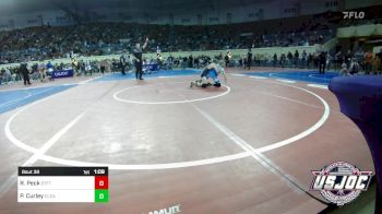 70 lbs Quarterfinal - Ryker Peck, Standfast vs Preston Curley, Clearwater Youth Wrestling Club